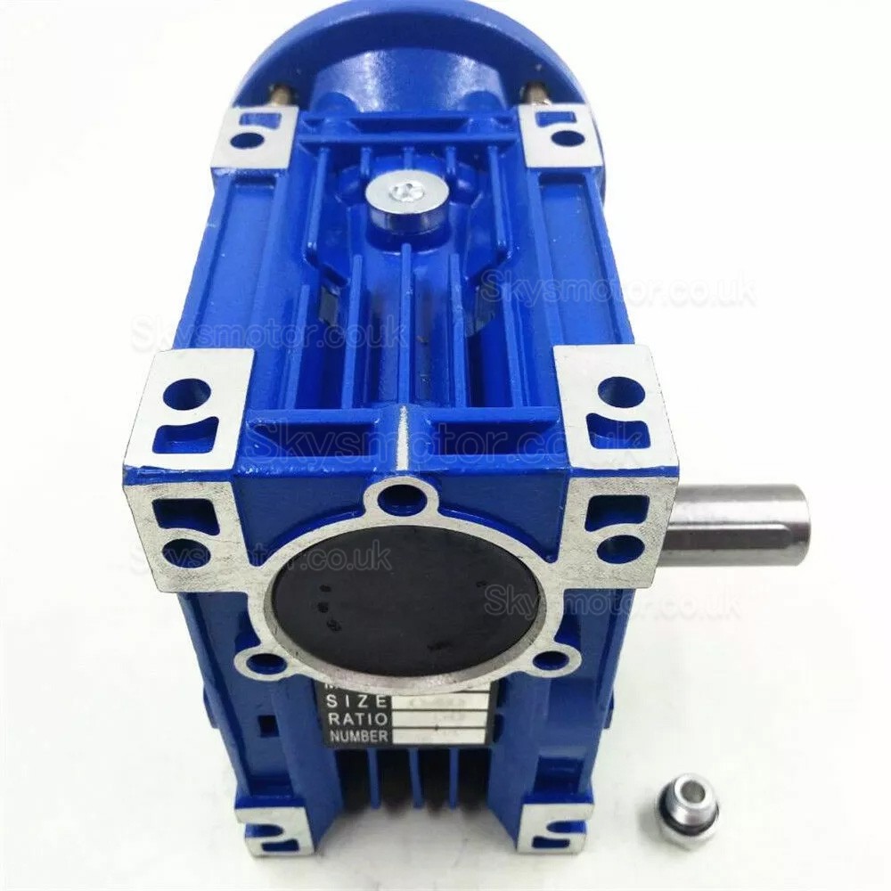 NMRV050 80B14 Worm Gear Reducer Gearbox Ratio 10:1/15:1/20:1/25:1/30:1/50:1/60:1/80:1/100:1 Input Bore 19mm